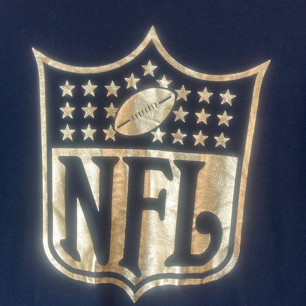 NFL Team Apparel Black & Golf T-Shirt with NFL Logo Size XL - Picture 7 of 8